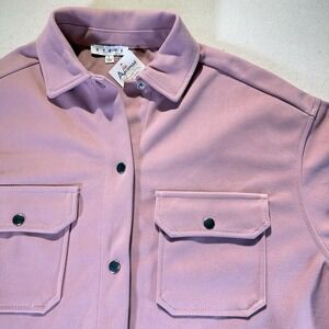 Women's Western Large Coat Dusty Rose Super Soft Jacket Polished Snaps Hyfve New